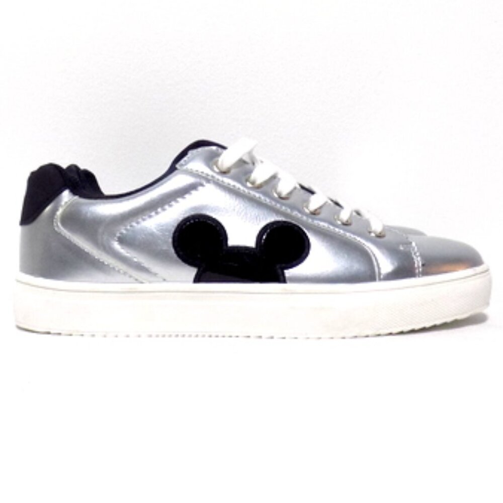 Disney Mickey Mouse Ladies Character Court Silver Sneakers 2024 LIMITED EDITION - Picture 9 of 11
